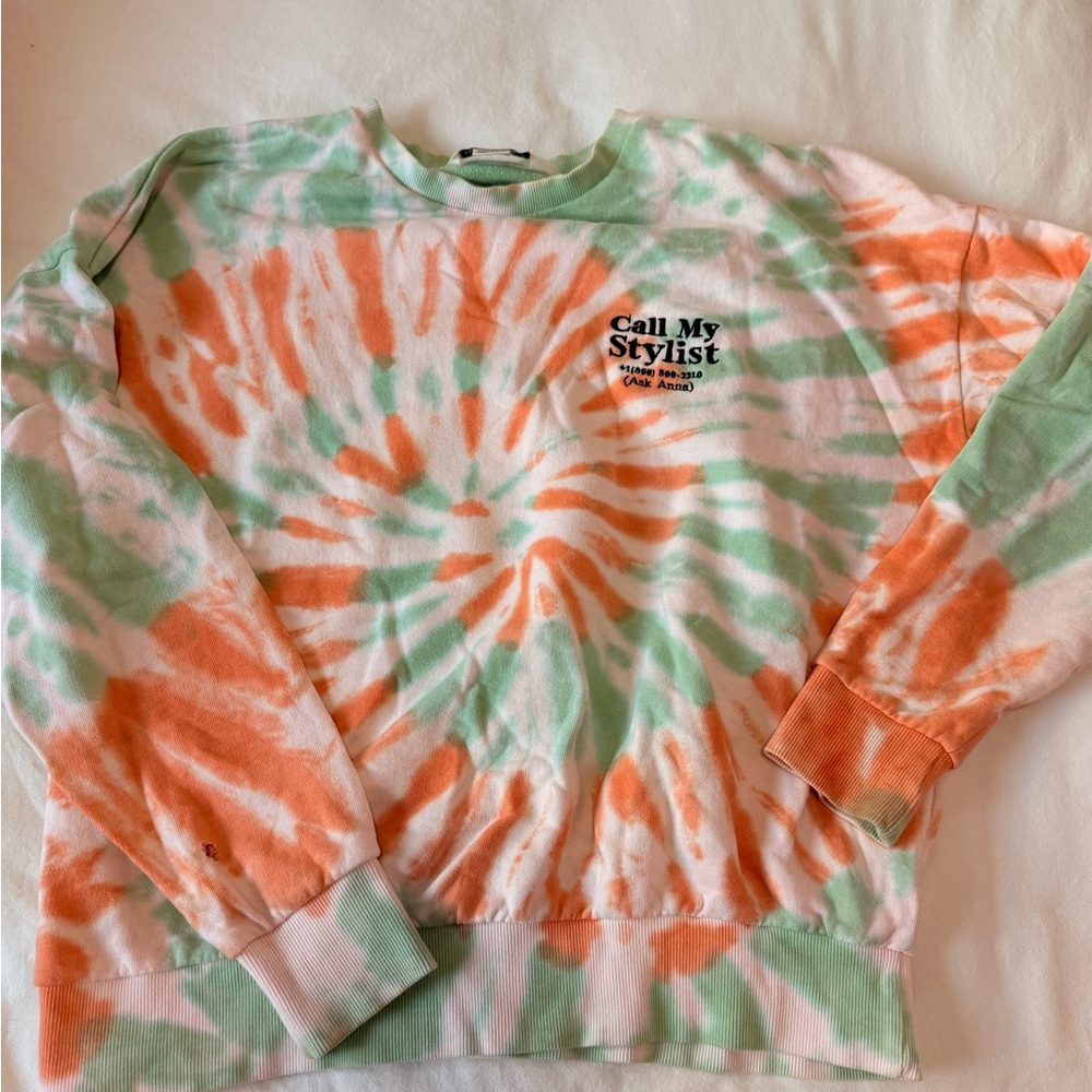 Tie-Dye Crewneck Sweatshirt